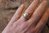 Ring Anemone Perle vergoldet